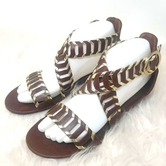 Montego Bay Club Brown Sandals. - Picture 1 of 10